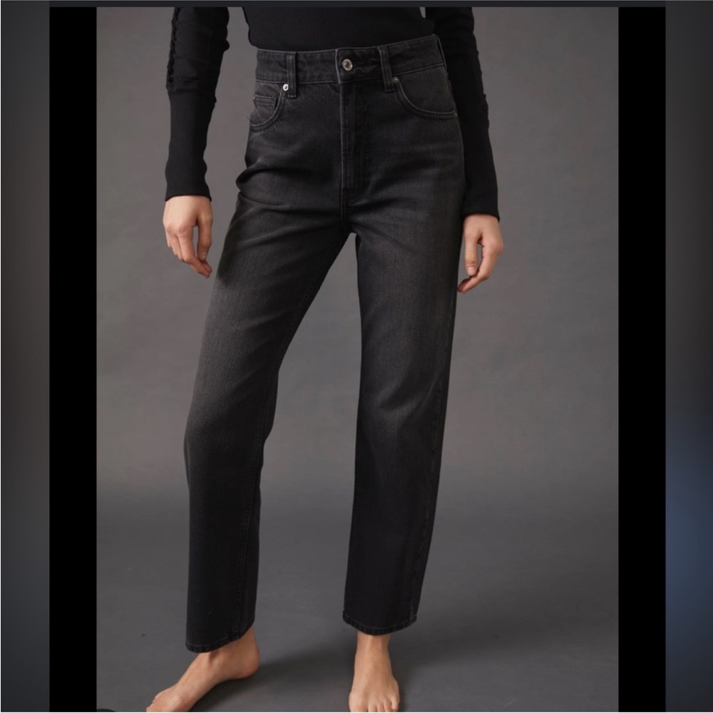 Free People High Rise Black Jeans